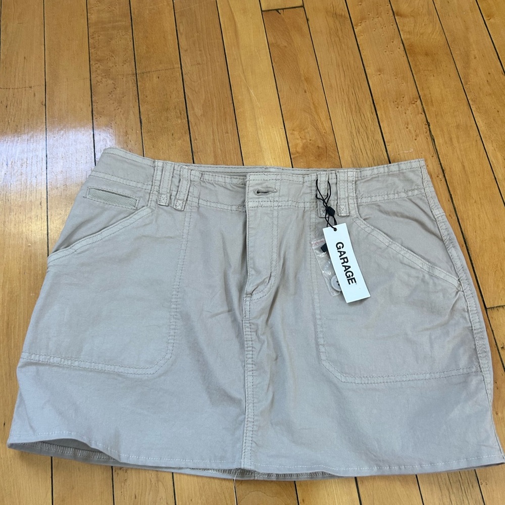 Garage Kai Mini Skirt Beige